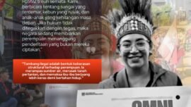 Pimpinan Pusat Gerakan Mahasiswa Nasional Indonesia ambil sikap atas maraknya tambang emas illegal