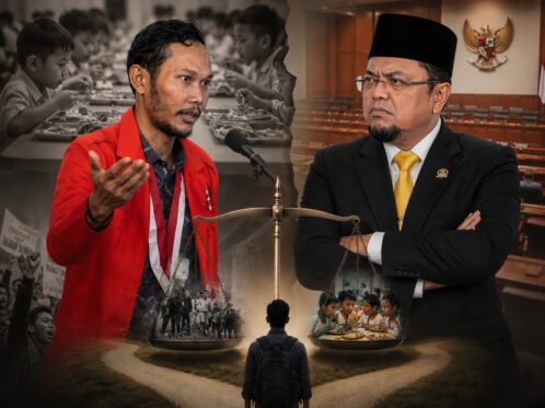 Ketua GMNI Jambi, Ludwig Syarif Sitohang menyoroti statement Wakil Ketua DPRD Provinsi Jambi Fraksi Partai Golkar Ivan Wirata perihal dukungan kerasnya untuk program MBG