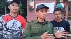 Manager PPh PT ABT, Imran saat menjelaskan, lima pos siaga karhutla dibagi berdasarkan wilayah kerja masing-masing blok.