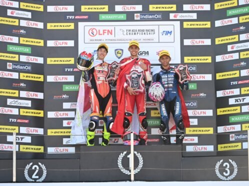 Pebalap Astra Honda Racing Team (AHRT) tampil meyakinkan bersama CBR Series